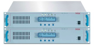 FM Broadcast Radio Station Links by RVR PTRL-LCD and RXRL-LCD are a broadband radio transmitter and receiver manufactured by R.V.R. Elettronica designed to carry audio signals to support sound FM radio broadcasting. This type of device is also known as STL (Studio-to-Transmitter Link).