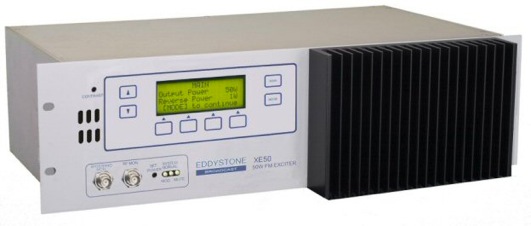 50W FM Exciter Transmitter XE50 is a highly advanced, fully featured broadcast FM exciter that is also ideally suited for use as a low power stand alone transmitter. Use of wideband design techniques means that frequency setting is easily achieved from soft keys on the front panel with no further tuning required. This facility may be password protected. 